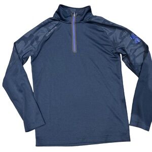 Under Armour Black and Blue Athletic Top